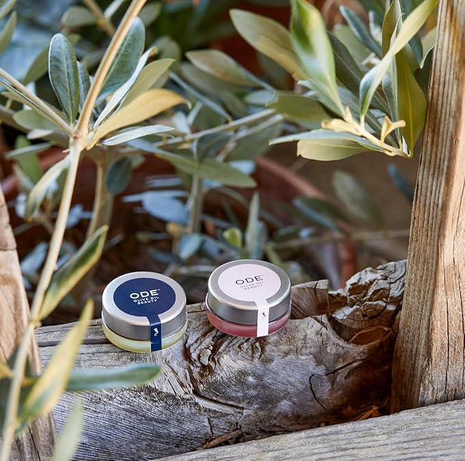 Olive Oil Lip Balm (3-pack) by ODE Olive Oil Beauty, Organic EVOO, California Made
