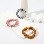 Hair Ties Silk Satin Scrunchies - Small Mini Thin Elestics Ponytail Holder Hair Bands Skinny Scrunchy For Thick Curl Hair No Crease Hair Ties Soft Accessories No Hurt Your Hair for Women and Girls