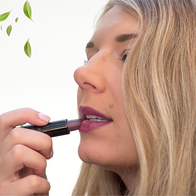 Fifth & Skin BOTANICAL Lipstick (RHUBARB) | Made in USA | Vegan | Natural | Organic | Cruelty Free | Paraben Free | NO Lead | Moisturizing Color that's Good for your Lips!