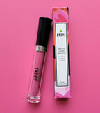 Aromi Matte Liquid Lipstick | Long-lasting, Light Pink Lip Color For Women, Warm Undertones, Baby Pink Shade, Vegan, Long Wear (Cherry Blossom)