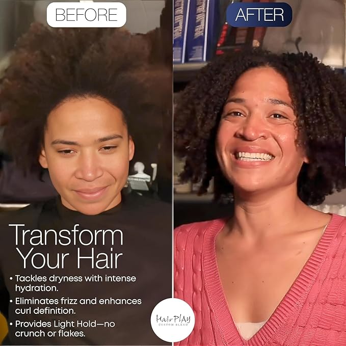 HairPlay Set #3 Hair Foam Mousse - Extra Hold Styling Foam for Frizz Control - Moisturizing Mousse for Frizz Control - Curl Defining Foam for Wavy Hair - Refill Hair Mousse Bottle - 16 Fl Oz