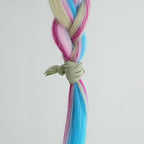 MEEDEE 100 Pack Olive Green Hair Ties For Women No Crease Soft Elastic Ribbon No Damage Olive Green Hair Ties Knotted Ouchless Hair Ribbon Yoga Hair Ribbons Elastic Bracelets