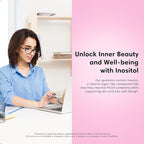 FLEUR Bloom & Glow Hair Skin and Nails Gummies, Hair Growth Supplement with Biotin & Inositol, Antioxidant Rich Vitamin A, C & E for Skin and Nail Repair, Sugar-Free, 60 Vegan Gummies