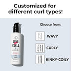 Love Ur Curls Fragrance Free All in One Curl Cream Styler for Curly Textured Hair, Repair, Define, Hydrate & Style with Shea Butter, 250mL