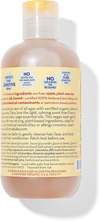 California Baby Calendula Baby Shampoo + Baby Wash | 100% Plant-Based | Soothing Lavender Body Wash Sensitive Skin | Hypoallergenic | 251 mL / 8.5 oz