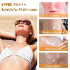 Reef Safe Sunscreen Stick SPF 50+ Broad Spectrum UVA/UVB Protection Water Resistant 80 Min Face & Body with Ceramides & Squalane Travel Size Sunscreen 0.63oz/18g (1 Pack)