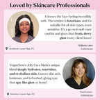 Premium Jelly Face Mask for Facials - Bulgarian Rose, 24K Gold, Lavender & Hyaluronic Acid (Pack of 4) - Hydrating, Brightening & Nourishing Jelly Mask | Christmas Gifts for Women, Gifts for Women