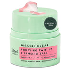 Rael Makeup Remover, Miracle Clear Cleansing Balm – Twist-Up Makeup Remover Balm with Rice Bran & Jojoba Oils, Korean Skin Care (1.69 fl oz)