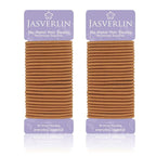 Small Hair Scrunchies Pony Tails Hair Ties Hair Elastics Bands for Women’s Girl’s Thin Thick Longhair No Metal No Damage 1/8 Inch 50 Pieces (Ginger)