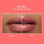 Thrive Causemetics Sheer Strength Lip Plumping Peptide Gloss, Lip Plumper with Vitamin E, Peptides, Plumps, Smooths & Hydrates Lips, High Shine, Vegan & Cruelty Free, Bamby (Pink Golden Shimmer)