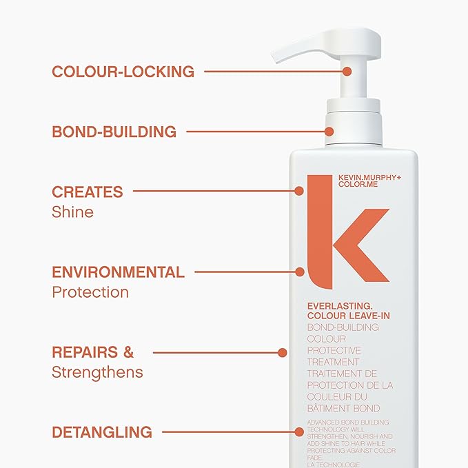 KEVIN.MURPHY EVERLASTING.COLOUR LEAVE-IN - Leave-In Conditioner Spray - For Coloured Hair - Bond Building Treatment - Colour Protection - Acidic pH - 1 L / 33.8 fl oz