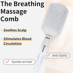 Paddle Hair Brush for Women-Detangling Cushion Brush with Soft Ball-Tip Bristles,Anti-Static Wide Brush for Wet Dry Hair,Smooth Comfortable Scalp Care