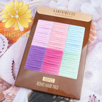 Nylon Hair Ties - No Damage,Strong Soft Cotton Hair Bands Accessories for Thick Hair 100PCS Ponytail Holders for Women Girls