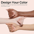 TOMICCA Nude Gel Nail Polish,15ml Light Nude Gel Polish,Soak Off Uv Led Cure Needed，Color Long Lasting Translucent Nail Art Manicure French Salon Diy Design Gifts For Woman