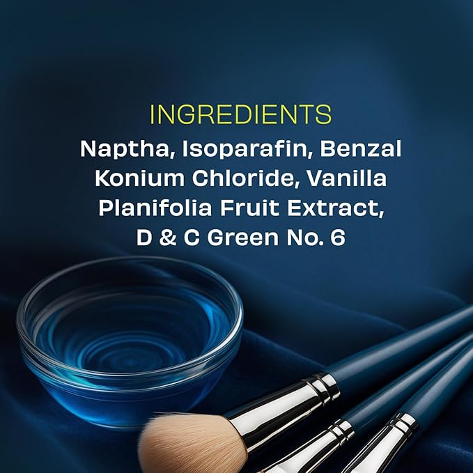 Original Makeup Brush Cleaner - Professional Cleanser for Makeup Brushes - Quick-Drying, Rinse-Free Formula - Removes Stubborn Waterproof Make Up, 8 oz