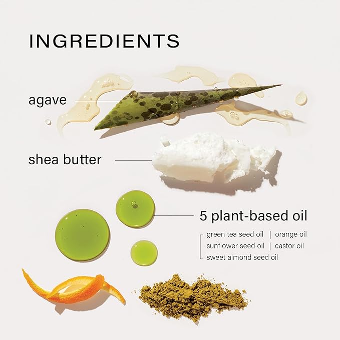 Melixir Vegan Lip Butter (12 Colors), Hydrating Lip Balm Stick, Bee-Free, Petrolatum-Free, Plant-Based, Moisturizes Dry & Chapped Lips With Shea Butter, Sheer, Natural Finish - #01 Agave(Clear)