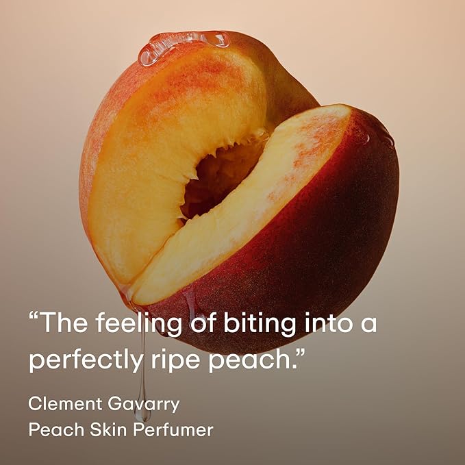 PHLUR Peach Skin Body Mist - Hair & Body Fragrance Mist - Peach, Plum, Bergamot, Milky Sandalwood & White Freesia Body Spray (8 Fl Oz)