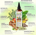 Organic100% Pure Batana Oil for Hair Growth Castor, Rosemary, pumpkin Blend Infused with Biotin, Keratin & Vitamin E Premium Scalp Treatment & Hair Growth Serum