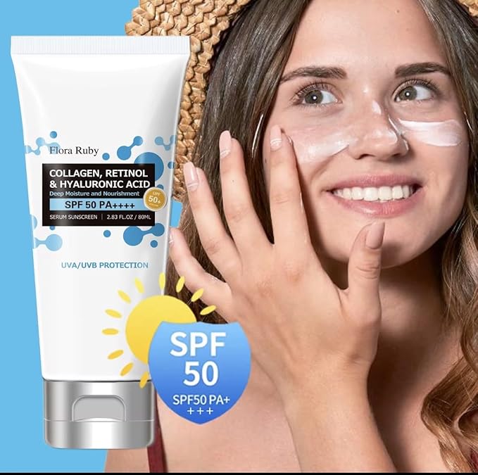 Collagen, Retinol & Hyaluronic Acid SPF 50 PA Sunscreen