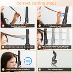 Hair Dryer Brush 7 in ONE, Powerful Blow Dryer Brush with Air Curler for Hair, Brush Blow Dryer with Diffuser, Ionic Hot Air Brush Fast Dry, Volumize, Curls, Straight, Hair Styling Tools 100-120V