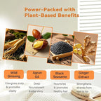 Cherry Brown Hair Dye Shampoo, Semi-Permanent Brown Hair Dye, Works in Minutes, Instant Hair Color Shampoo for Women Men, Champu Para Pintar el Pelo, Champu Para Canas, Easy to Use 16.90 Fl Oz