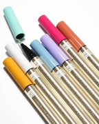 MAKE Beauty Liquid Line Waterproof Liquid Eyeliner Pen. Smudge-Proof Felt Tip for Precise Application of Lines, Wings, and Graphics. Long Lasting Eye Liner - Shade, Sundown