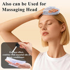 2Pcs Meridian Massage Brush, Upgrade Pro Meridian Brush for Belly, Beauty Salon Professional Custom Meridian Brush, Full Body SPA Massager Relaxation, Acupressure Meridian, Scalp Massage (Clear)