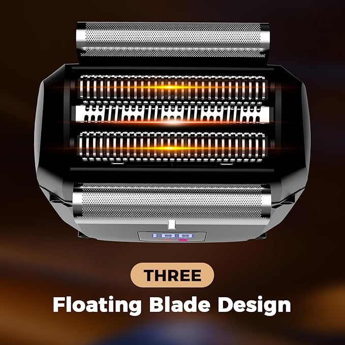 Ufree Beard Trimmer for Men, Foil Shaver Electric Razor, Shavers for Body Face Nose Ear, Cordless Hair Trimmer, Professional Hair Clippers, Mustache Grooming Kit Birthday Gifts for Men