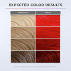 XMONDO Color Amber Mask – Semi-Permanent Red Dye with Bond Booster & Hyaluronic Acid, 8 oz