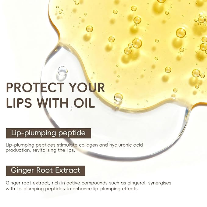 KISSIO PLUMP Lip Plumper,Maximum Plump with Ginger and Peptides,Extreme Lips Plumper,Hydrating,Lip Plumping,Lip Lines Care,Lips Gloss,0.3 fl oz,Proficient