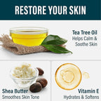 NUVADERMIS Urea Cream 40 Percent for Feet Maximum Strength - 40% Urea Foot Cream for Dry Cracked Heels and Feet - 2% Salicylic Acid, Shea Butter, Tea Tree Oil, Vitamin E - 5.3 fl oz