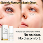 LASHVIEW Sensitive Lash Remover for Lash Extensions - Clear Eyelash Extension Remover Gel 25ml