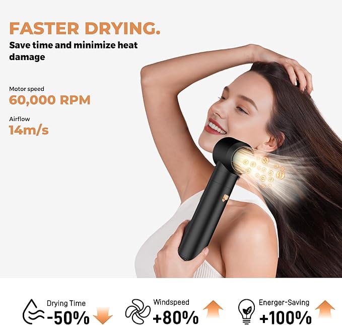 5 in 1 Hair Dryer Brush Set,Professional Negative Ionic Hot Air Styler, Air Curling Wrap Styler,Detachable Blow Dryer Brush With Auto Wrap Curlers,Hair Styling Tools For Straight/Curl/Drying/Smoothing