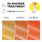 Semi Permanent Hair Color - 6 oz Color Depositing Conditioner with Shea Butter & Almond Oil- Color Conditioner Depositing Hair Mask - Vegan, Paraben, Ammonia & Sulfate Free -Orange