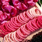 YANRONG 1159PCS Hair Accessories for Woman Set Seamless Ponytail Holders Variety Hair Scrunchies Hair Bands Scrunchy Hair Ties For Thick and Curly (1159PCS (Rose Red))