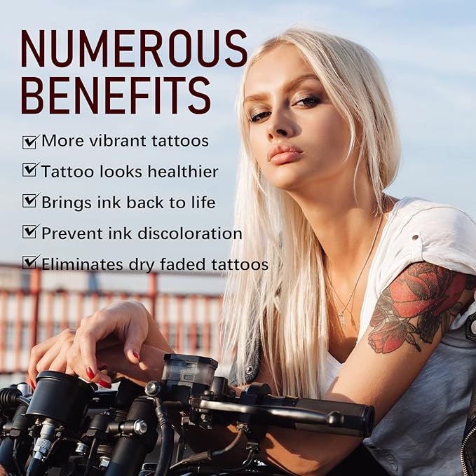 2pack Tattoo Aftercare Butter Balm, 2.6 oz, Old & New Tattoo Moisturizer Healing Brightener for Color Enhance, Natural Tattoo Cream