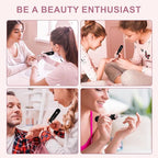 2 Pack 9-in-1 Electric Nail Grinder with 100 Bits: Cordless, 5 Speeds, Professional Manicure & Pedicure Kit