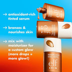 e.l.f. SKIN Bronzing Drops, Liquid Bronzer For Face & Skin, Creates A Sun-Kissed Glow, Infused With Vitamin E, Vegan & Cruelty-Free, Rose Gold