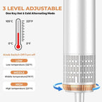 5 in 1 Hair Dryer Brush Set,Professional Negative Ionic Hot Air Styler, Air Curling Wrap Styler,Detachable Blow Dryer Brush With Auto Wrap Curlers,Hair Styling Tools For Straight/Curl/Drying/Smoothing