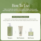 ANILLO Patchouli Garden Damage Repair Shampoo - Korean Hair Care Nourishing Shampoo for Men & Women w/Patchouli Leaf Water, Protein Complex & Green Herb Complex - Vegan Scalp Cleanser (15.22 fl.oz)