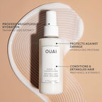 OUAI Leave In Conditioner & Heat Protectant for Hair - Prep Hair for Styling or Use as Detangling Spray to Fight Frizz & Flyaways - No Parabens, Sulfates or Phthalates (1.5 oz)