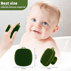 VWMYQ Silicone Face Scrubber for Men Facial Cleansing Brush Silicone Face Wash Brush Manual Waterproof Cleansing Skin Care Face Brushes for Cleansing and Exfoliating (Green)