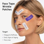 MAREE Face Lift Tape Wrinkle Patches – Anti-Wrinkle Patches for Lip – Smile Line Patches for Eyes, Neck & Forehead – Neck Lift Face Tape for Wrinkles – Overnight Lifting Stickers for Women – 224 Pcs