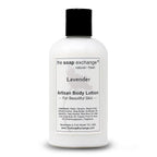 The Soap Exchange Body Lotion - Lavender Scent - Hand Crafted 8 fl oz / 240 ml Natural Artisan Skin Care for Hand, Face, & Body, Moisturize, Hydrate, & Protect. Made in the USA.
