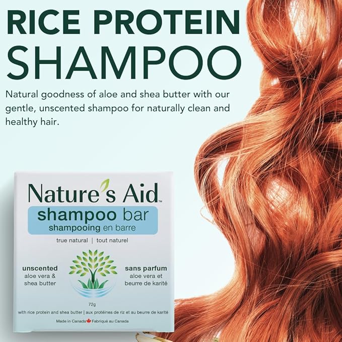 Natures Aid Volumizing Natural Rice Water Shampoo (Unscented)