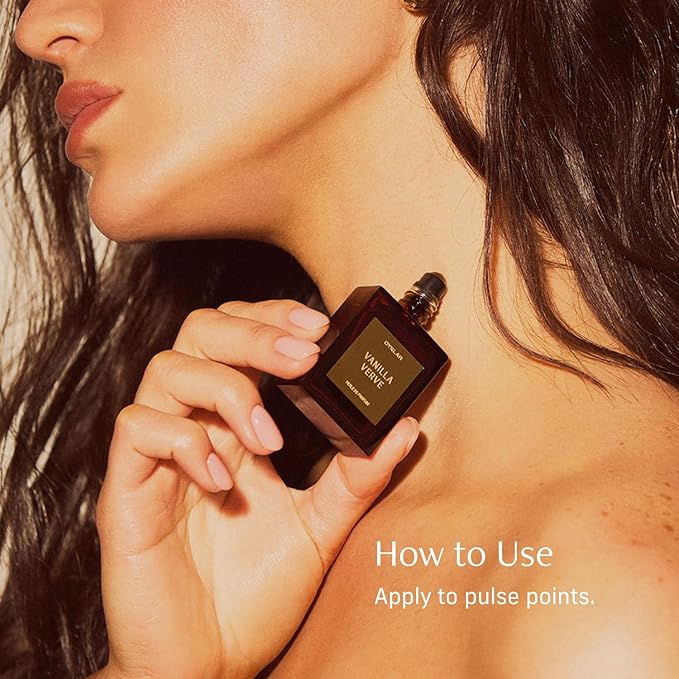 CYKLAR Perfume Oil Roll-On. Travel-Friendly Vanilla Verve Fragrance with Vanilla, Bergamot, and Amber Notes. Long-Lasting Essential Oil Parfum for Women and Men. 0.5 Fl Oz Scented Rollerball Bottle