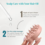 HEETA Scalp Massager 2 Pack for Hair Growth, Soft Silicone Bristles to Remove Dandruff and Relieve Itching, Scalp Scrubber for Hair Care Relax, Shampoo Brush for Wet Dry Use - New Pink & Blue