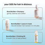 BONDIBOOST Rapid Repair Bond Builder + Shampoo for Damaged Hair [16.90 fl oz], Strengthening Formula for Restoring + Rebuilding Hair, Deep Conditioning + Nourishing Treatment for Healthier Results