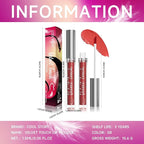 COOL STORY Velvet Lip Stain Mousse, Lip Tint Long-Lasting Waterproof Matte Finish (08)