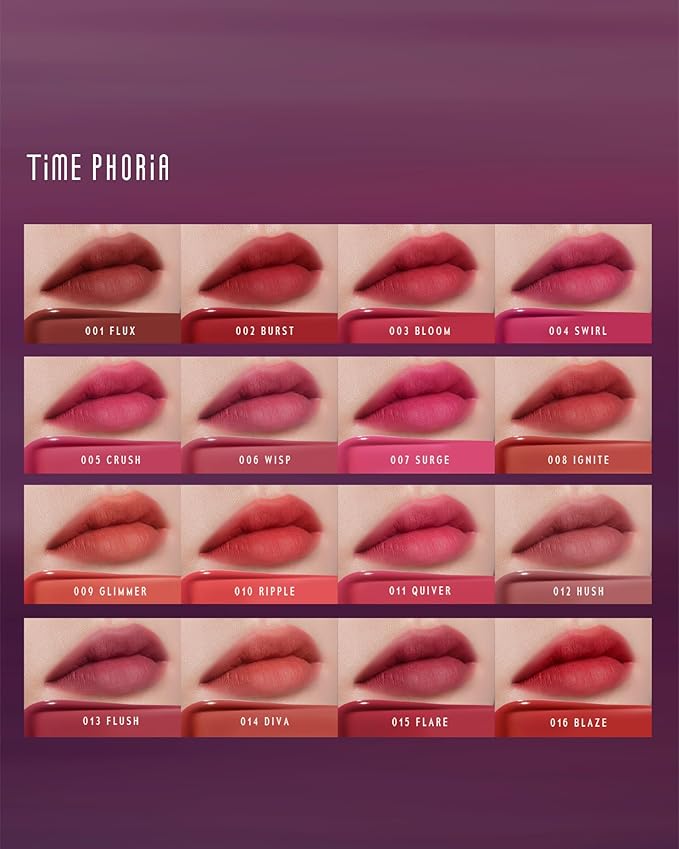 ALTERA BLURRING LIP TINT - Shine Lip Gloss to Soft Blurry Lip Matte Finish, Long-Lasting Lip Stain, Smooth and Blur lip lines, Watery-Velvet Feel, Hydrating & Non-Sticky (012 HUSH)